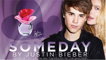 Justin Bieber Someday advert
