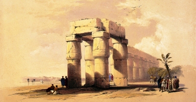 At Luxor, Thebes, Upper Egypt