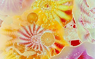 Down Deep in the Sea aka Pink and Yellow Snowflakes