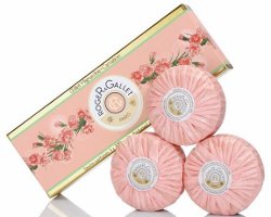 Roger & Gallet trio of carnation soaps