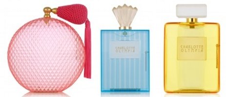 Charlotte Olympia perfume-bottle-shaped clutch purses