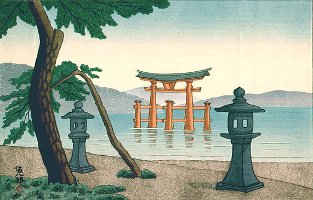 Morning at Miyajima by Gihachiro Okuyama