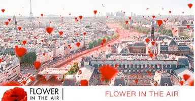 Kenzo Flower in the Air, banner advert