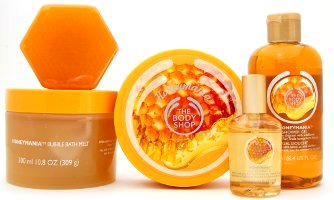 The Body Shop Honeymania product line