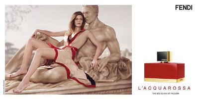 Fendi L'Acquarossa perfume advert