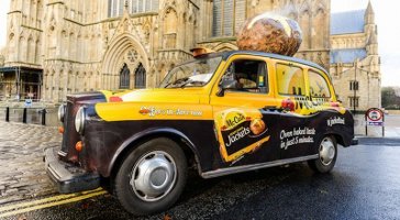 McCain potato scented taxi