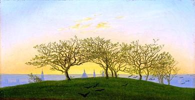 Hill and Ploughed Field near Dresden