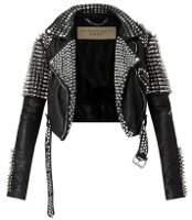 Burberry Brit Rhythm studded leather jacket