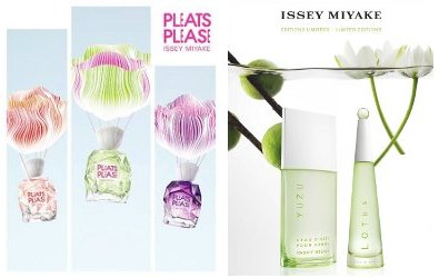 Issey Miyake Pleats Please L'Eau, L’Eau d’Issey Lotus & L’Eau d’Issey Pour Homme Yuzu