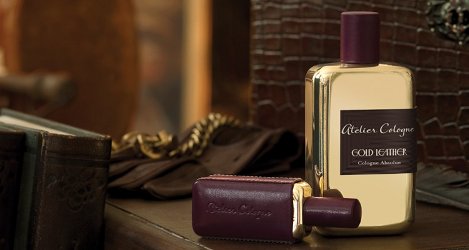 Atelier Cologne Gold Leather, brand visual