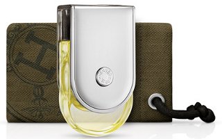 Hermès Voyage d'Hermès canvas Chevron pouch