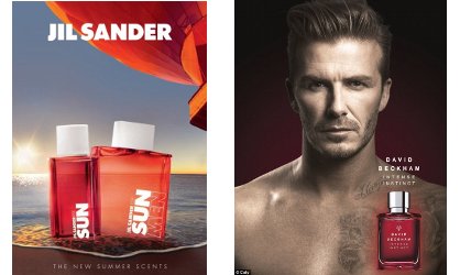 Jil Sander Sun Rise & David Beckham Intense Instinct