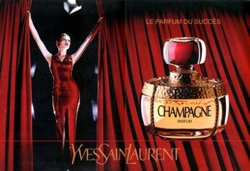 Yves Saint Laurent Champagne advert