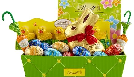 Lindt easter basket