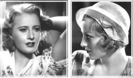 Barbara Stanwyck and Joan Crawford