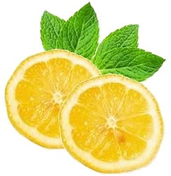 Lemon slices and mint