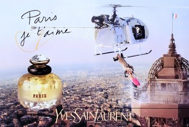 Yves Saint Laurent Paris advert