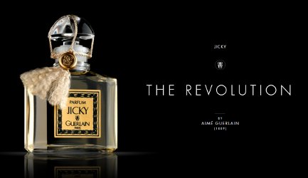 Guerlain Jicky, revolution banner
