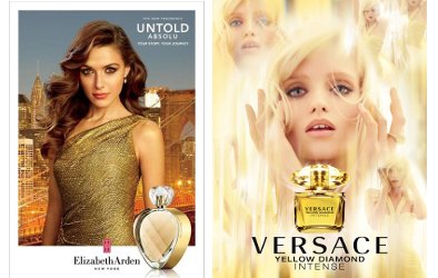 Elizabeth Arden Untold Absolu & Versace Yellow Diamond Intense