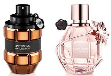 Viktor and Rolf Spicebomb Copper edition and Flowerbomb Flower Snowflake edition