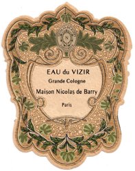 Nicolas de Barry Eau du Vizir
