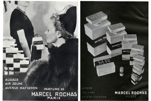 Vintage Rochas perfumes adverts