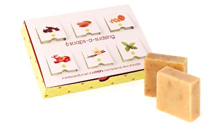 Lather Six Soaps a Sudsing