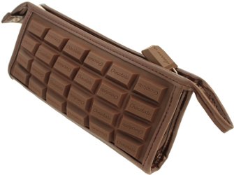 Chocolate scented makeup bag