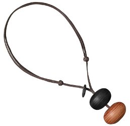 Hermes Joplin Rond leather pendant