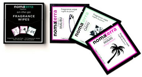 Nomaterra Getaway On-The-Go Fragrance Wipes Variety Pack