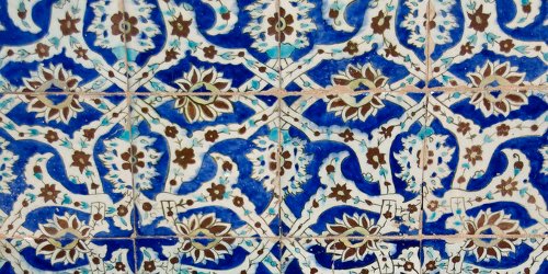 Tile squares, Hammam at Kerman Iran