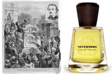 Poe's grave and Frapin Nevermore