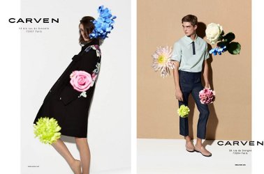 Carven fashion campaign, 2014