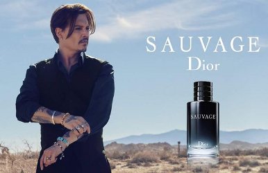 Johnny Depp for Dior Sauvage