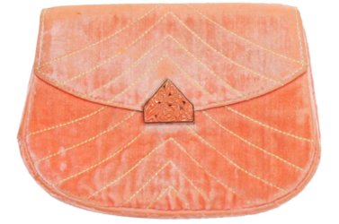 1930s Jean Patou Pink Velvet Clutch