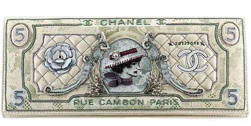 Chanel Coco money clutch