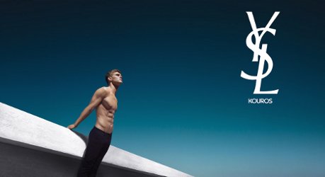 Yves Saint Laurent Kouros Silver campaign