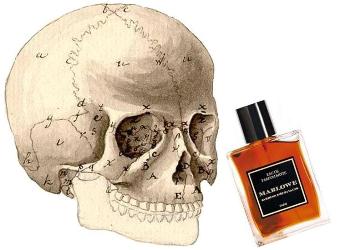 Jardins d'Ecrivains Marlowe and skull
