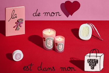 Diptyque + Olympia Le-Tan Rosaviola capsule collection