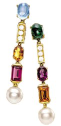 Bvlgari Allegra pendant earrings