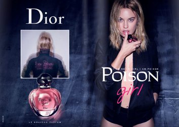 Camille Rowe for Dior Poison Girl