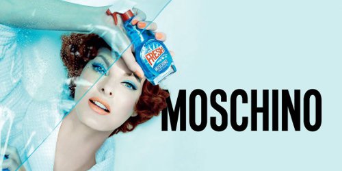 Linda Evangelista for Moschino Fresh Couture