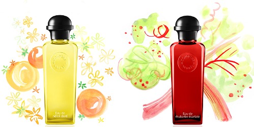 Hermès Eau de Rhubarbe Écarlate and Eau de Néroli Doré