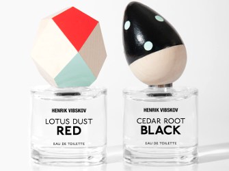 Henrik Vibskov Lotus Dust Red and Cedar Root Black