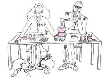 Grace Coddington drawing