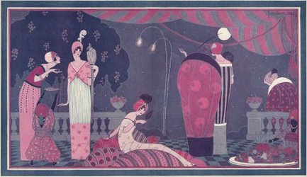 La Fête Persane, Georges Lepape