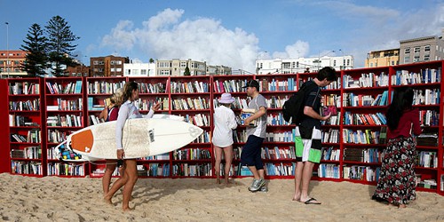 Ikea Billy at Bondi Beach