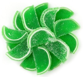 Lime Jelly Fruit Slices