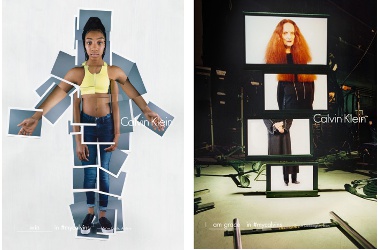 Mo'ne Davis and Grace Coddington for Calvin Klein