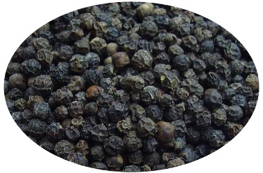 black peppercorns